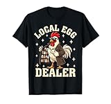 Lokaler Eierhändler Lustiger Hühnerbauer Frohe Ostern T-Shirt