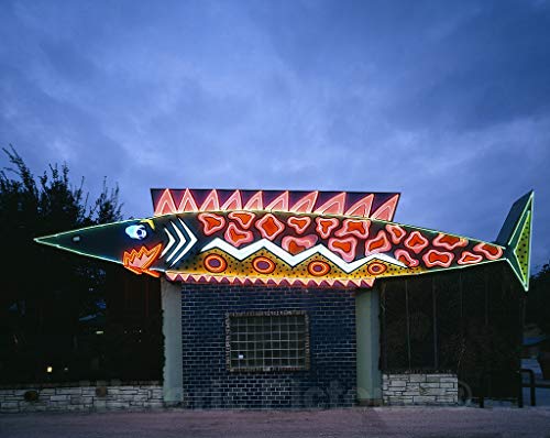 Houston Pappadeaux Fish Restaurant Neon Sign 14x11in
