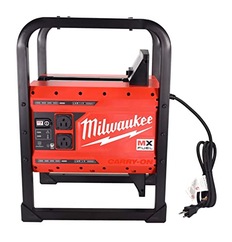 Milwaukee Mxf002-2Xc Portable 3600W/1800W Push Start Battery Powered Generator With 2 Batteries #TOP1