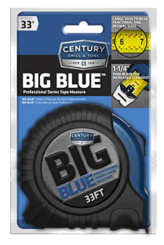 Century Drill & Tool 72833 Big Blue Tape Measure, 33-Foot #TOP1