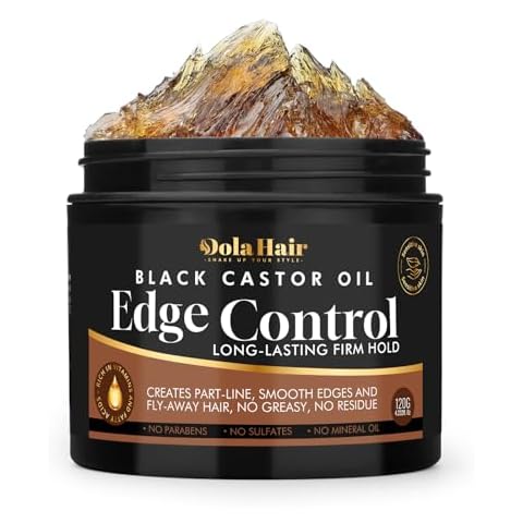 Edge Control Gel for 4C Hair Braiding Hair Gel Firm Hold, Hair Styling Wax Non-Greasy No Flaking 4.2 Oz Cover