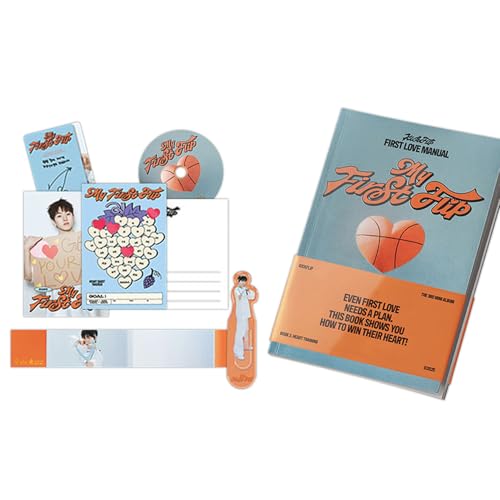 KickFlip - [My First Flip] (HEART TRAINING Ver.) Photobook + CD-R + Mini Bookmark + Love Postcard + Index Sticker + Photocard + Gift