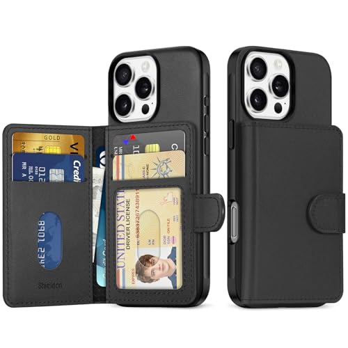 SHIELDON iPhone16 ProΉ z^P[X {vU[ EHbgt s 6J[h[ [RFIDubLO] wʕی ӂ16 v pJo[ ~ wh~ gѕ֗ ACz16 Pro Ή X}zP[X 