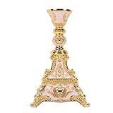 Construction en alliage de zinc : fabriqué à partir d'alliage de zinc de haute qualité, ce bougeoir dispose structure solide et fiable, idéale pour un usage quotidien et pour améliorer votre décoration intérieure.