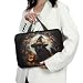 TSOVTHRID Laptop-Tragetasche mit Halloween-Katzen-Aufdruck für Damen und Herren, Handtasche, Aufbewahrungstasche, Zubehör, Notebook-Tasche, kompatibel mit 10-17-Zoll-Tablet-Laptops