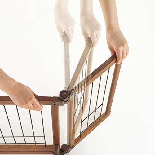 Richell Wide Premium Plus Gate Mini, For Small Dog, Fit Openings From 55” To 72” Wide #TOP4