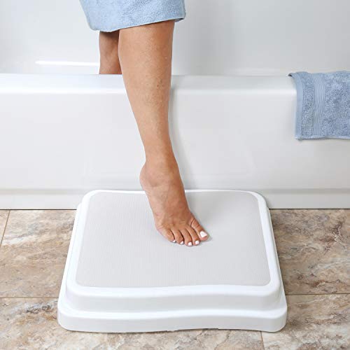 Support Plus Stackable Bath Step - Slip-Resistant Safety Stepping Stool Platform For Bathroom And Household Use #TOP3