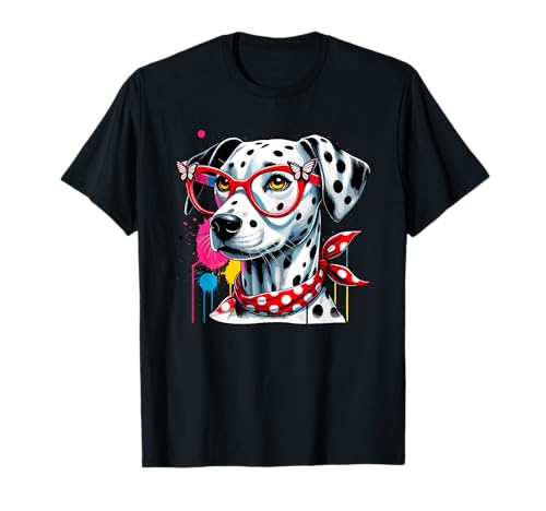 Paint Art Dalmatian Dalmatians Dal Dally Dog Painter Artist Camiseta