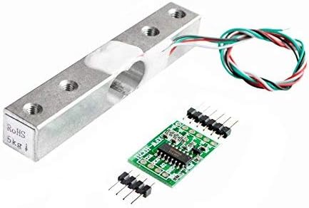 Digital Load Cell Weight Sensor 5KG Portable Electronic Kitchen Scale + HX711 Weighing Sensors Ad Module for Arduino
