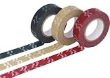 Classiky Set 3 cintas adhesivas masking tape washi welle colores surtidos 15mm.x15m.