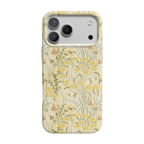 Casely iPhone 17 Pro Case | Boho Blooms | Golden Floral | Compatible with MagSafe | Classic Ultra Slim Design