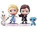 Principessa Congelata Cake Topper simyron 4 Pcs Mini Frozen Figurine, Cake Toppers per Bambini Baby Party Birthday Party Cake Decor Supplie