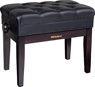 Roland Banc de piano Roland finition Bois de rose avec assise plastique et compartiment pour partitions - RPB-500RW