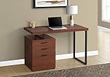 Monarch Specialties Laptop/Writing Floating Desktop-3 Storage Drawers-Left or Right Setup-Home...