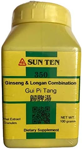 SUN TEN Baicao - Ginseng & Longan Combination GUI Pi Tang Concentrated Granules 100g 350 by