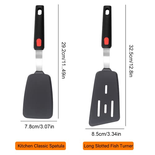 Wiztoynia CHAN04 Silicone Spatula Turner Set Of 2 thumb #6