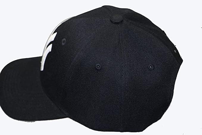 Image of Men Women Fashion Baseball Cap, 100% Cotton Twill, Black, Unisex-Adults