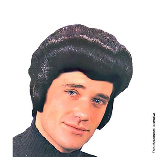 Peruca Elvis 08192 Sulamericana Fantasias Preto Único