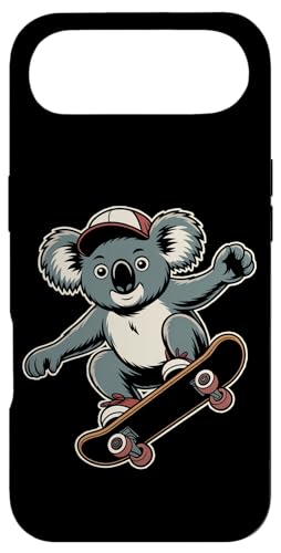 �X�P�[�g�{�[�h�ɏ�����R�A��Skating Koala Skateboard �X�}�z�P�[�X iPhone Air �p