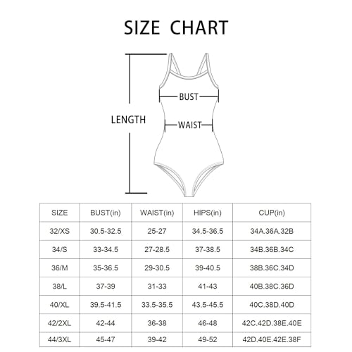 BALEAF Women's One Piece Bathing Suit Conservative Athletic Racerback One Piece Training Swimsuit Swimwear Navy 38(Large) - Thumbnail 6