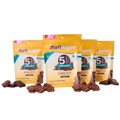 Don't Worry Quinoa Organic Bites | Chocolate Flavor | Sugar