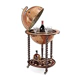 Explora Made in Italy Bar Globe by Zoffoli with Certificate of Authenticity (Honey Brown)