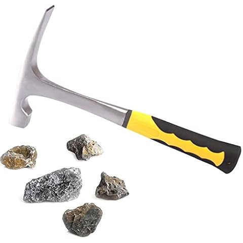 Schneespitze Geological Exploration Hammer Head Geological Hammer Geology Hammer Hand Tool Pointed Tip Mineral Exploration Geology Hammer Cover