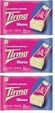 Tirma Ambrosia al Cioccolato Bianco | Barrette di Cioccolato Bianco | Wafer Ripieni di Crema | Senza Uova | Adatto ai Vegetariani | Confezione da 258gr, 4x21,5g
