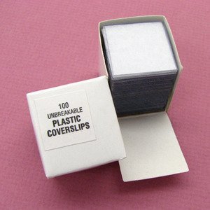 SEOH Cover Slips Plastic for Microbiology 22x22mm pk of 100