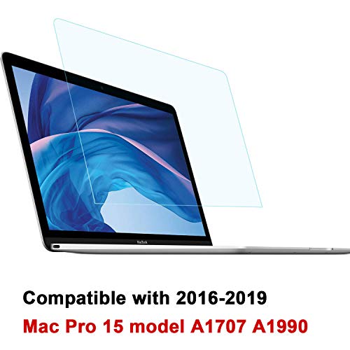 2-Pack Laptop Screen Anti Blue Light And Anti Glare Filter Screen Protector Compatible With Macbook Pro 15 A1707 A1990, Eye Protection Blue Light Blocking& Anti Glare Screen Protector #TOP6