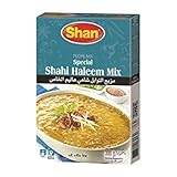 Shan Shahi Haleem Recipe Mix 10.5 oz (300g) - Spice Powder for Traditional Meat, Lentil and Wheat Curry - Suitable for Vegetarians - Airtight Bag in a Box