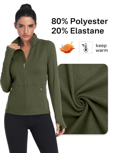 Chaqueta de yoga para mujer con cremallera completa VUTRU slim fit 2