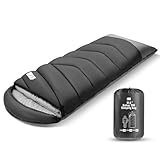 Cold Weather Sleeping Bags for Adults 30℉ - Portable, Waterproof, 4lb Lightweight Sleeping Bag for Tall Kids Girls Boys with Compression Sack, for Warm Camping, Hiking, Travel, Outdoor& Indoor