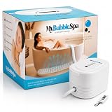 My Bubble Spa – Tapis de Bain Spa à Bulles Silencieux | Massage Relaxant à La Maison | Air Chauffé & Intensité Réglable | Ventouses Antidérapantes | Télécommande et Coussin Inclus