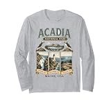 Acadia National Park Maine Hiking Adventures Wanderlust Long Sleeve T-Shirt