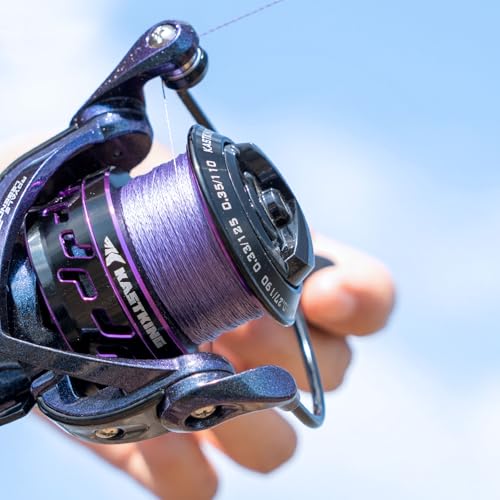 KastKing Destron Braided Fishing Line, Purple, 4 Stands, 6LB, 150Yds by KastKing - Image 4