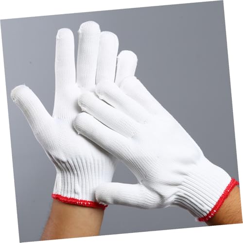 Guantes de obra antideslizantes para evitar accidentes, 12 pares reutilizables de hombre 6