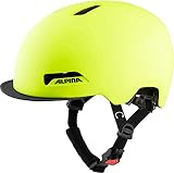 ALPINA Unisex - Erwachsene, BROOKLYN Fahrradhelm, be visible matt, 52-57 cm