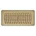 Imperial Manufacturing RG1326 4-Inch by 10-Inch Plastic Register, Taupe