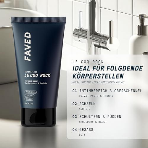 Peniscreme Faved Intimpflege für Männer – Le Coq Rock