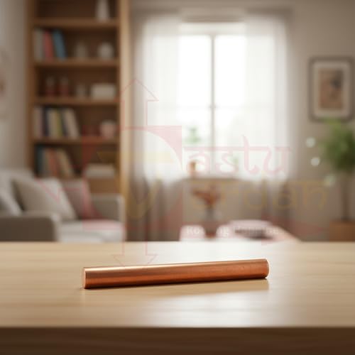 Image of Vastu Round Copper Stud | Vastu Stud Remedy | 3-Inch | Length -8mm | Pack of 9 | Remedy for Vastu Dosh Correction & Balancing Fire Element
