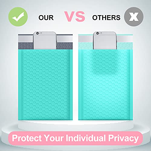 UCGOU Bubble Mailers 10.5x16 Inch 40 Pack Usable Size 10.5x15 Inch Large Padded Envelopes Teal Waterproof Packaging Bags for Shipping Self Seal Strong Adhesion Envelopes for Jewelry Makeup Supplies by UCGOU - Image 6