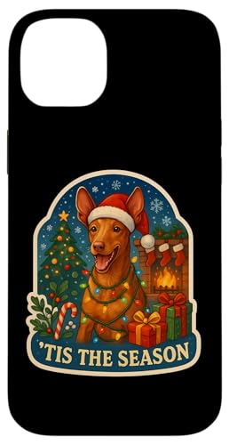 Tis The Season Cirnecho dell'Etna 犬 クリスマス ママ お父さん クリスマス スマホケース iPhone 14 Plus 用