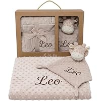 SticTag Pack Manta Bebé Personalizada con Nombre Bordado con