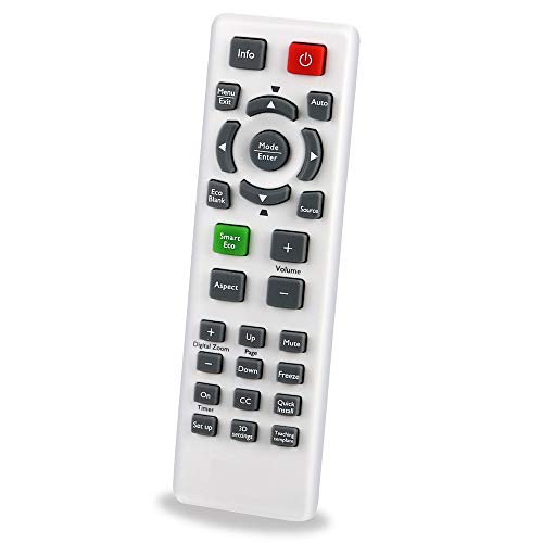 Aimdio RCX022 Beamer Fernbedienung Für BENQ TH681 W1070 W1080ST TH680 TH682ST MH630 MH680 MH530 TH530 MS527 MW529 MS524 MW526E TW526 MS517H MW526 MS506 MX528 LW21 LX20 Projektor