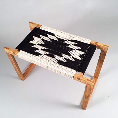 Natural Fabric Entryway Bench one Seater Bench (75cmx35cmx38)