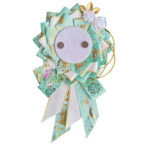 アニメ 缶バッジ ロゼット バッジ ホルダー ディスプレイ ブランク 使いやすい 多機能 手作り アクセサリー 装飾品 アタッチメント バッグオーナメント 大きい きらびやか 撮影 道具 (ライトグリーン)