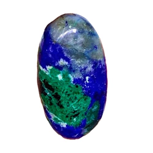 Azurite malachite naturelle : le cabochon idéal pour offrir un bijou fait main