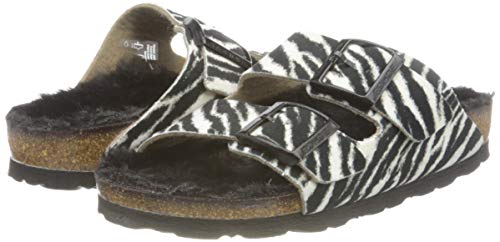 Rohde Alba, Pantofole Donna, 99 Nero Bianco, 40 EU...