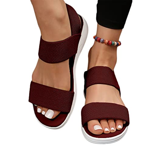 shownicer Damen Sommer Plateau Sandalen...